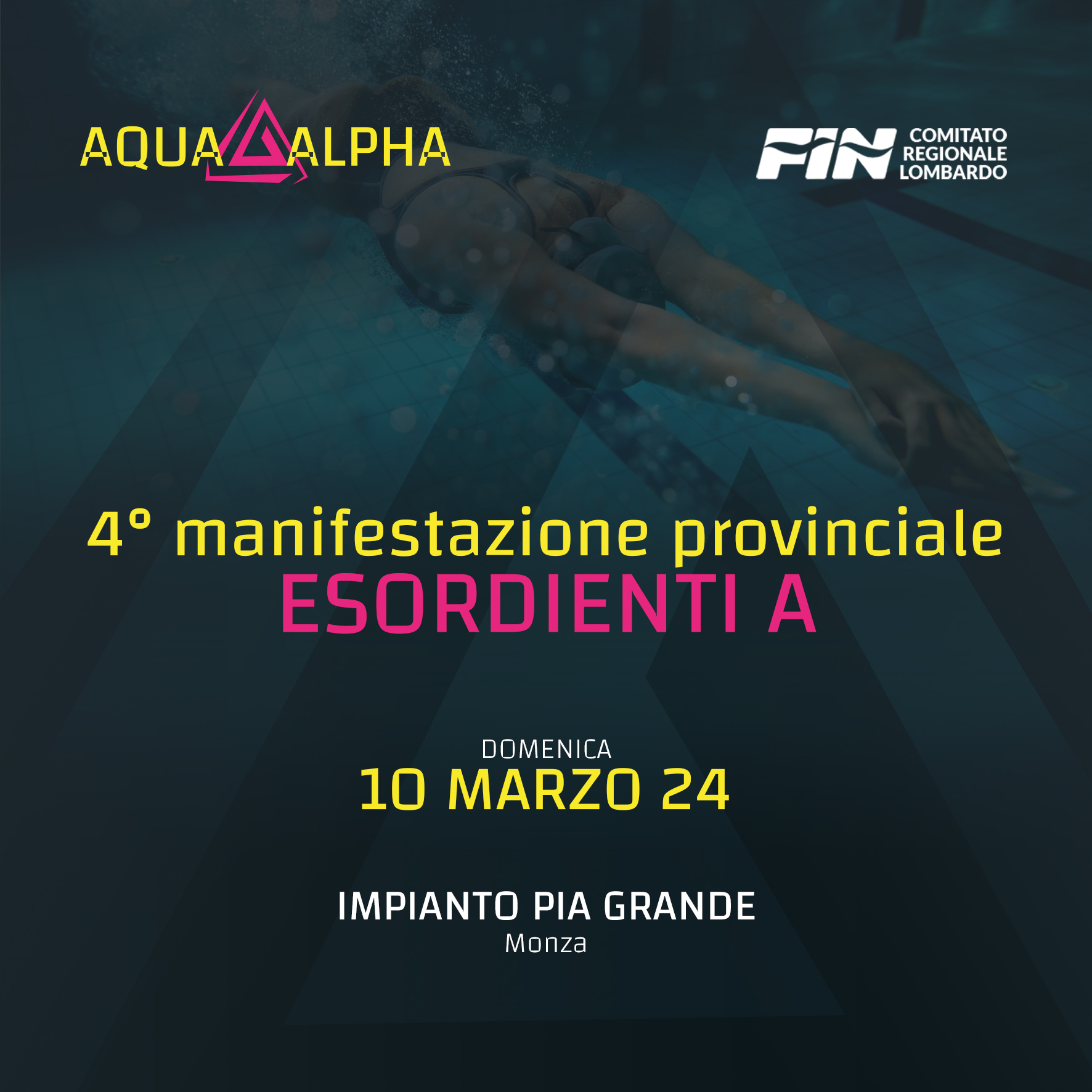 AquaAlpha_4^ manifestazione provinciale Esordienti A_cover